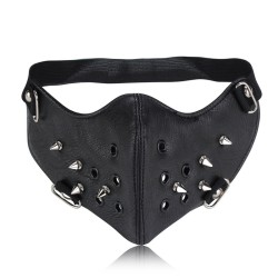 punk riveted biker mask