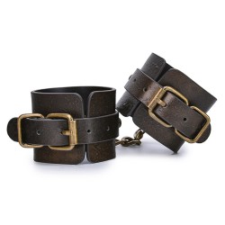 vintage genuine leather cuffs