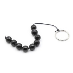 nine plastic ball anal beads